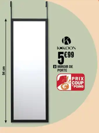 La Foir'Fouille Miroir de porte offre