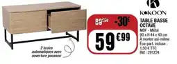 La Foir'Fouille Table basse octave offre