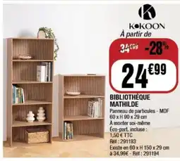 La Foir'Fouille Bibliothèque mathilde offre