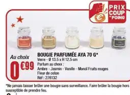 La Foir'Fouille Bougie parfumée aya offre