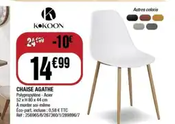 La Foir'Fouille Chaise agathe offre