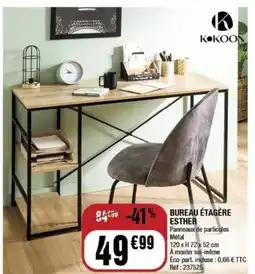 La Foir'Fouille Bureau étagère esther offre