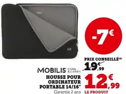 Super U HOUSSE POUR ORDINATEUR PORTABLE 14/16" offre