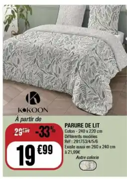 La Foir'Fouille Parure de lit offre