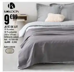 La Foir'Fouille Jeté de lit offre