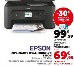 Super U Imprimante multifonction espon offre