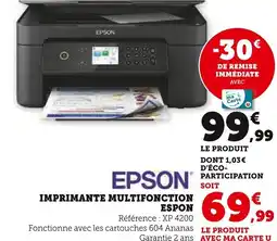 Super U Imprimante multifonction espon offre