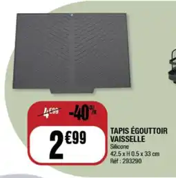 La Foir'Fouille Tapis égouttoir vaisselle offre