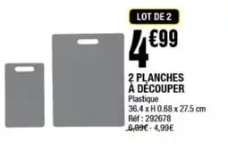 La Foir'Fouille 2 planches à découper offre