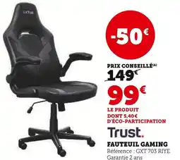 Super U FAUTEUIL GAMING offre