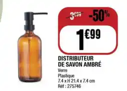 La Foir'Fouille Distributeur de savon ambré offre