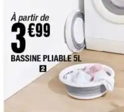 La Foir'Fouille Bassine pliable offre