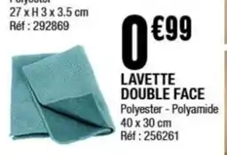 La Foir'Fouille Lavette double face offre