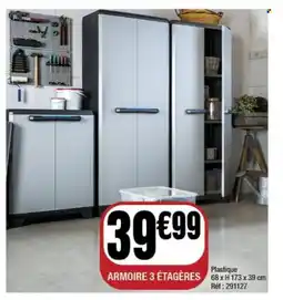 La Foir'Fouille Armoire 3 étagères offre