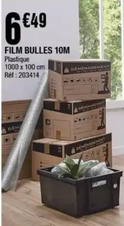 La Foir'Fouille Film bulles 10m offre