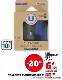 Super U Chargeur allume cigare u offre