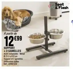 La Foir'Fouille Support + 2 gamelles offre