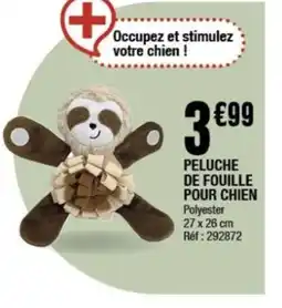 La Foir'Fouille Peluche de fouille pour chien offre