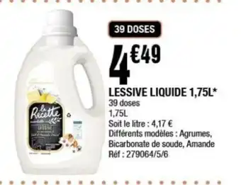 La Foir'Fouille Lessive liquide offre