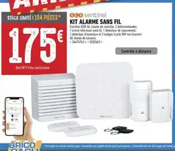 Brico Cash Kit alarme sans fil offre