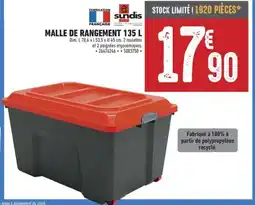 Brico Cash Male de rangement offre
