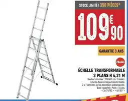 Brico Cash Échelle transformable offre