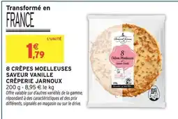 Intermarché Hyper 8 Crêpes moelleuses saveur vanille crêperie jarnoux offre