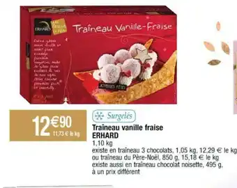 Cora x Carrefour Traîneau Vanille Fraise offre