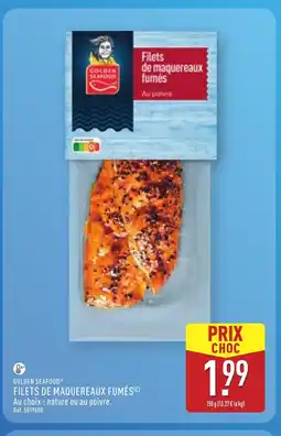 ALDI GOLDEN SEAFOOD Filets de maquereaux fumés offre