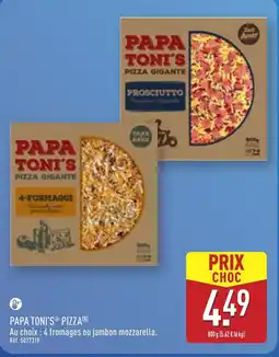 ALDI PAPA TONI'S Pizza offre