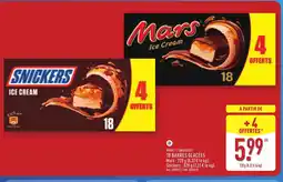ALDI MARS/SNICKERS 18 Barres glacées offre