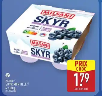 ALDI MILSANI Skyr myrtille offre