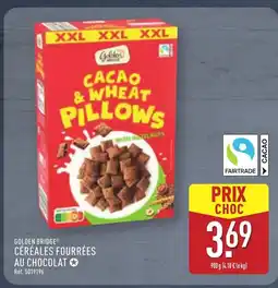 ALDI GOLDEN BRIDGE Céréales fourrées offre
