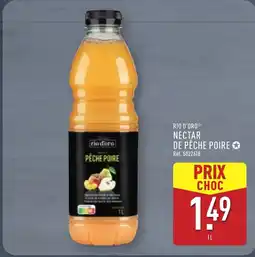 ALDI RIO D'ORO Nectar de pêche poire offre