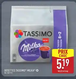ALDI MILKA Dosettes tassimo offre