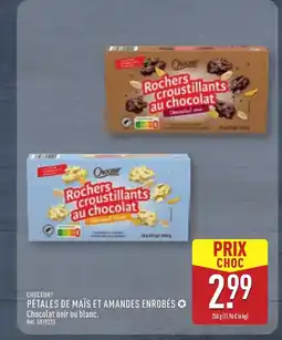 ALDI CHOCEUR Pétales de maïs et amandes enrobés offre