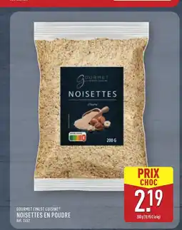 ALDI GOURMET FINES CUISINE Noisettes en poudre offre