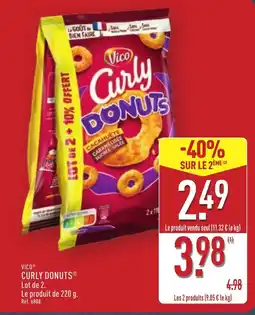 ALDI VICO Curly donuts offre