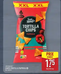 ALDI SUN SNACKS Chips tortilla paprika offre