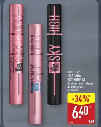 ALDI MAYBELLINE Mascara sky high offre