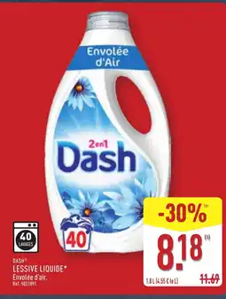 ALDI DASH Lessive liquide offre