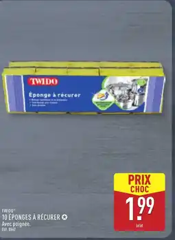 ALDI TWIDO Éponges à récurer offre