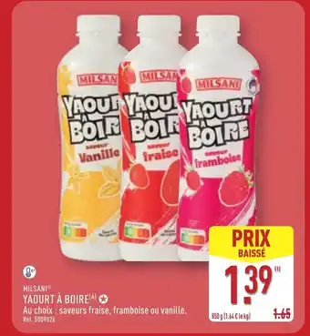 ALDI MILSANI Yaourt a boire offre