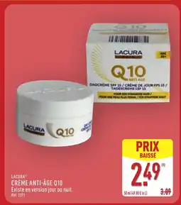 ALDI LACURA Crème anti-âge q10 offre