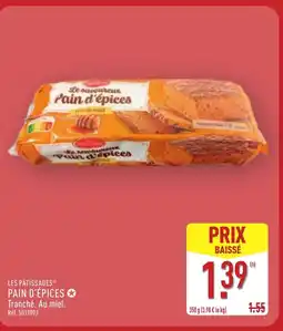 ALDI LES PÂTISSADES Pain d'épices offre