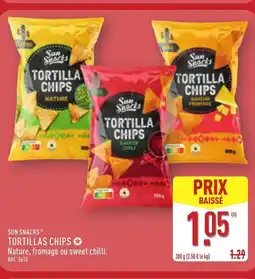 ALDI SUN SNACKS Tortillas chips offre