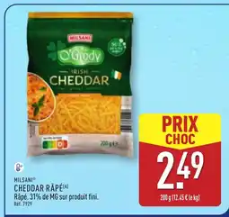 ALDI MILSANI Cheddar rapé offre