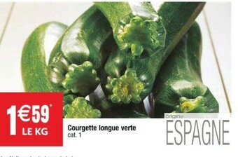 Cora x Carrefour Courgette Longue Verte offre