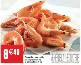 Cora x Carrefour Crevette Rose Cuite offre