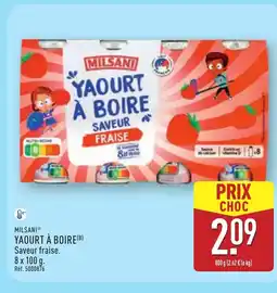 ALDI MILSANI Yaourt à boire offre